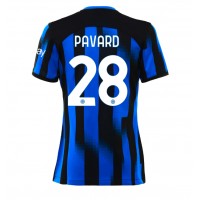 Echipament fotbal Inter Milan Benjamin Pavard #28 Tricou Acasa 2023-24 pentru femei maneca scurta